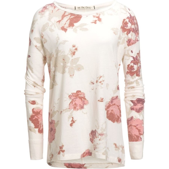 Free People Tops - Free People Arielle Printed Long Sleeve